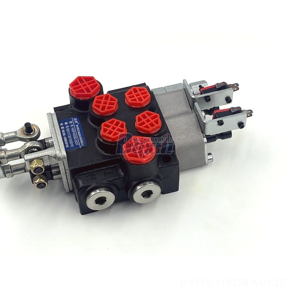 High-Precision P40 Micro Switch Joystick 2 Spool Monoblock Directional Valve: Unmatched Accuracy and Control detail image